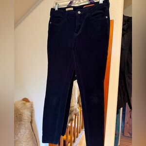 Navy Pilcro Corduroy Pants NWOT